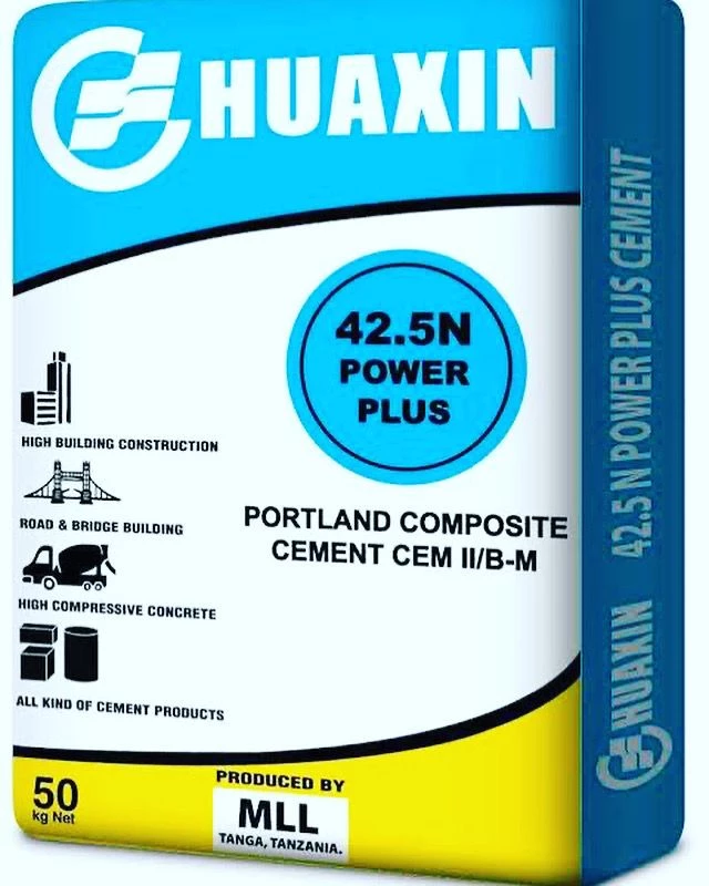 Mfuko wa Huaxin 42.5N Power Plus cement